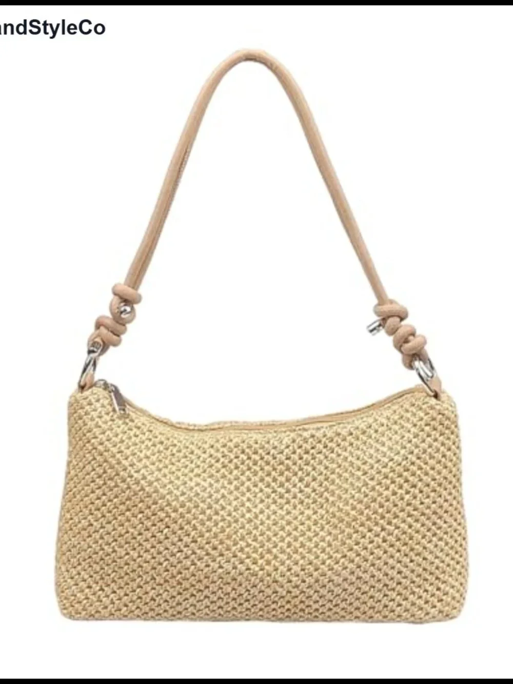 Women Straw Purse Shoulder Handbag Woven Hobo Bag for Beach